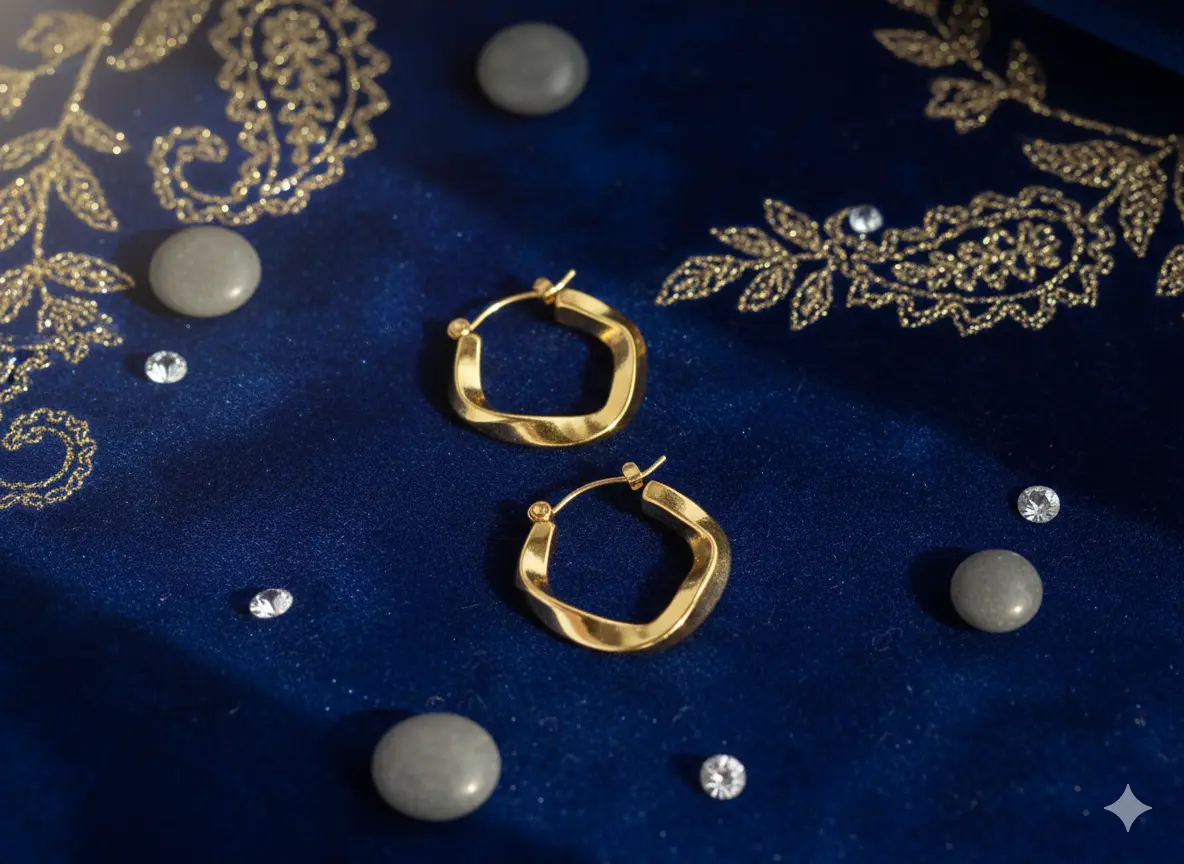 Premium Look, Budget-Friendly Price - Affordable anti-tarnish gold-coated jewelry online Kerala